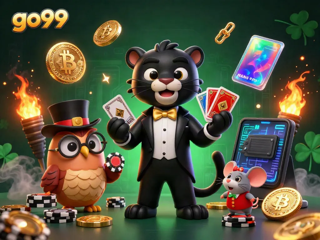 Experience thrilling games at go99 with an elegant panther dealer, a wise owl, and a lucky mouse.