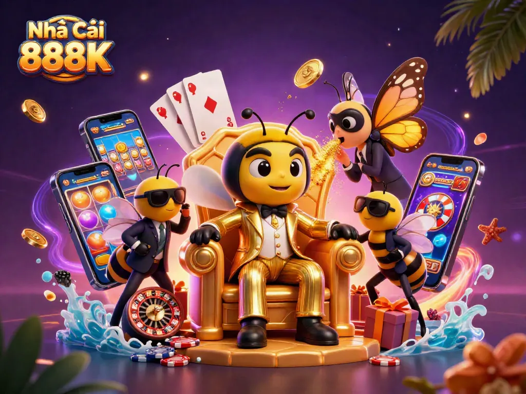 Play vibrant games at Nhà Cái 888K and win gold coins and exciting rewards!