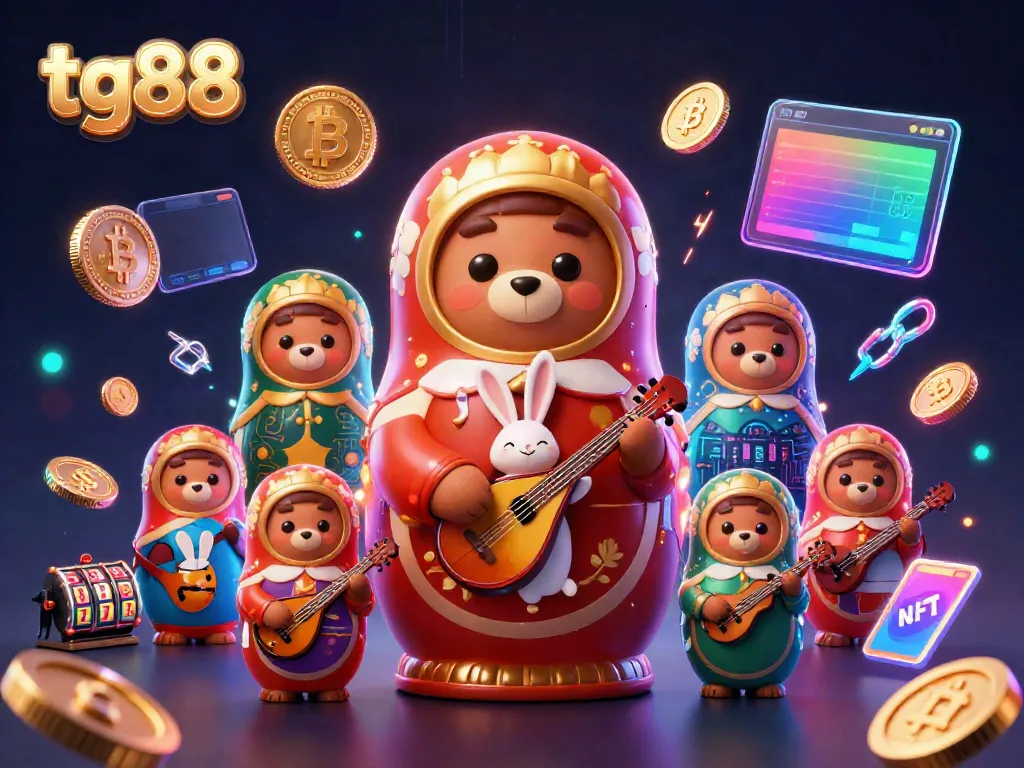 Engage with tg88’s vibrant casino experience featuring charming dealer bears and crypto coins.