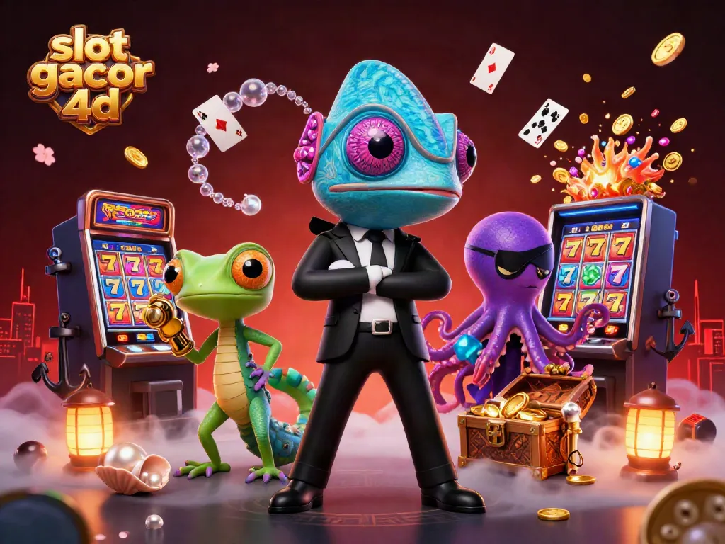 Menangkan hadiah di slot gacor 4d dengan ilustrasi kartun 3D yang menarik.