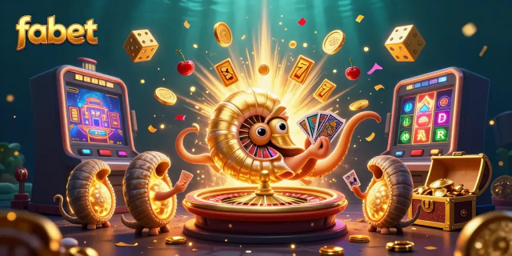 Experience thrilling gameplay at fabet with a giant nautilus roulette and exciting slot winnings.