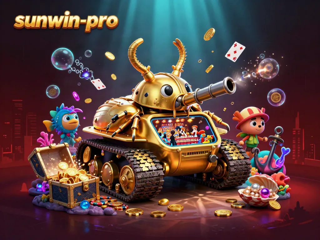 Experience excitement with sunwin-pro's casino adventure in a vibrant 3D world.