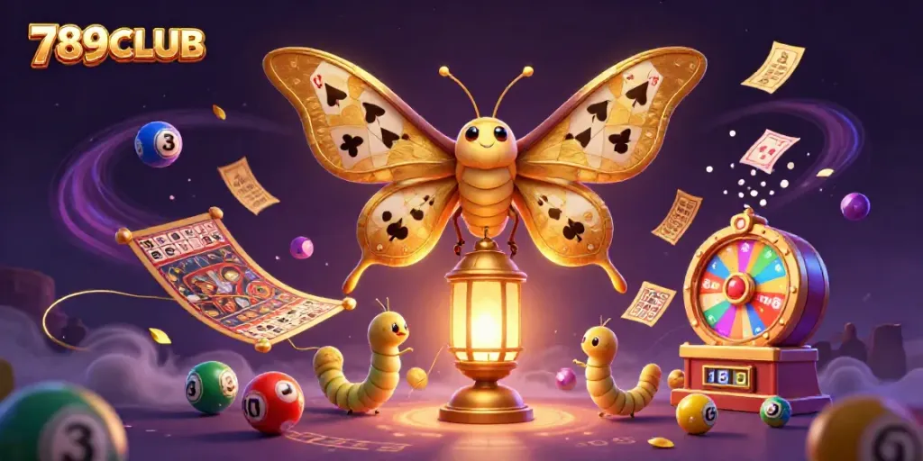 Experience thrilling gameplay with 789CLUB in this vibrant casino-themed digital illustration.