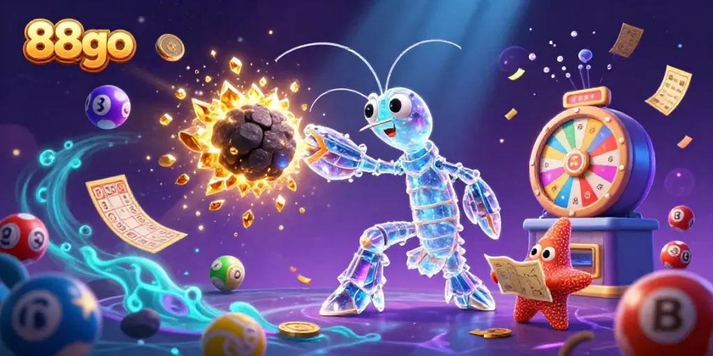 Experience 88go casino thrill with vibrant lottery scenes and exciting game elements.