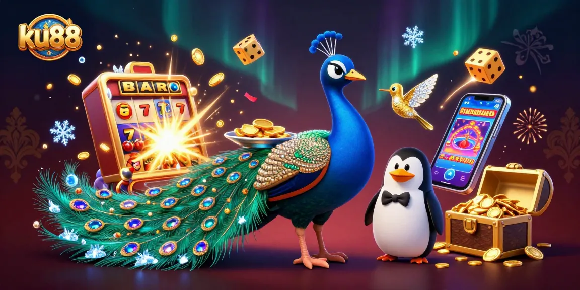 Experience casino excitement with ku88 featuring colorful jackpots and detailed gaming elements.