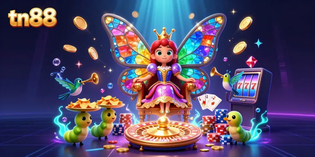 Experience the vibrant world of tn88 with dynamic casino characters and exciting gaming elements.